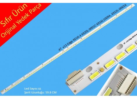 VESTEL 47PF8080 47" LED TV, 6922L-0065A, LC470EUN-SFF2, Led bar